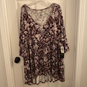 Torrid Babydoll Disney Alice in Wonderland top, size 4